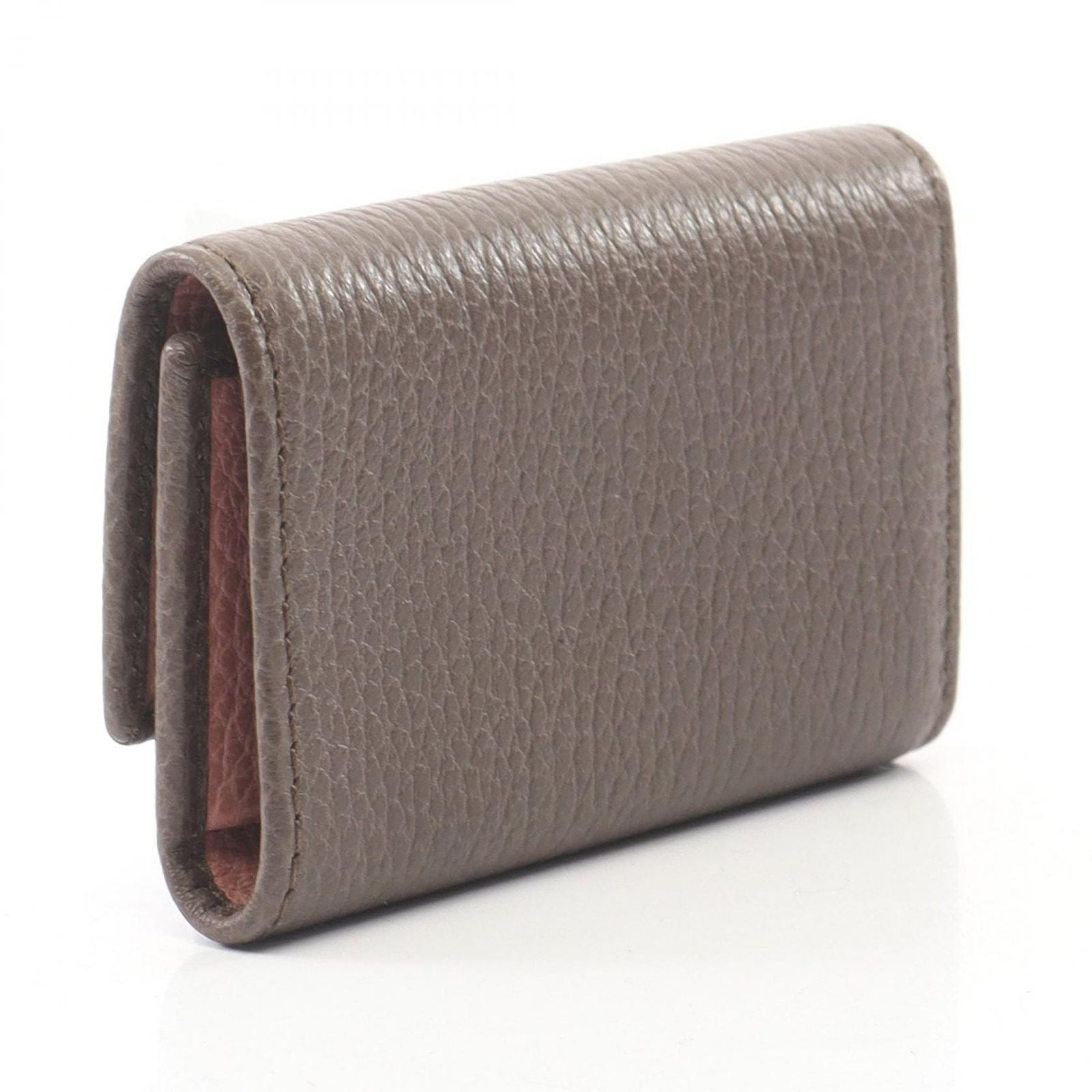 Gucci Key Case Swing Gray Ju Leather Key Holder — view 2