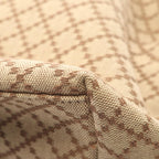 Gucci Tote Diamante Beige Brown Canvas Leather Dimante — view 5