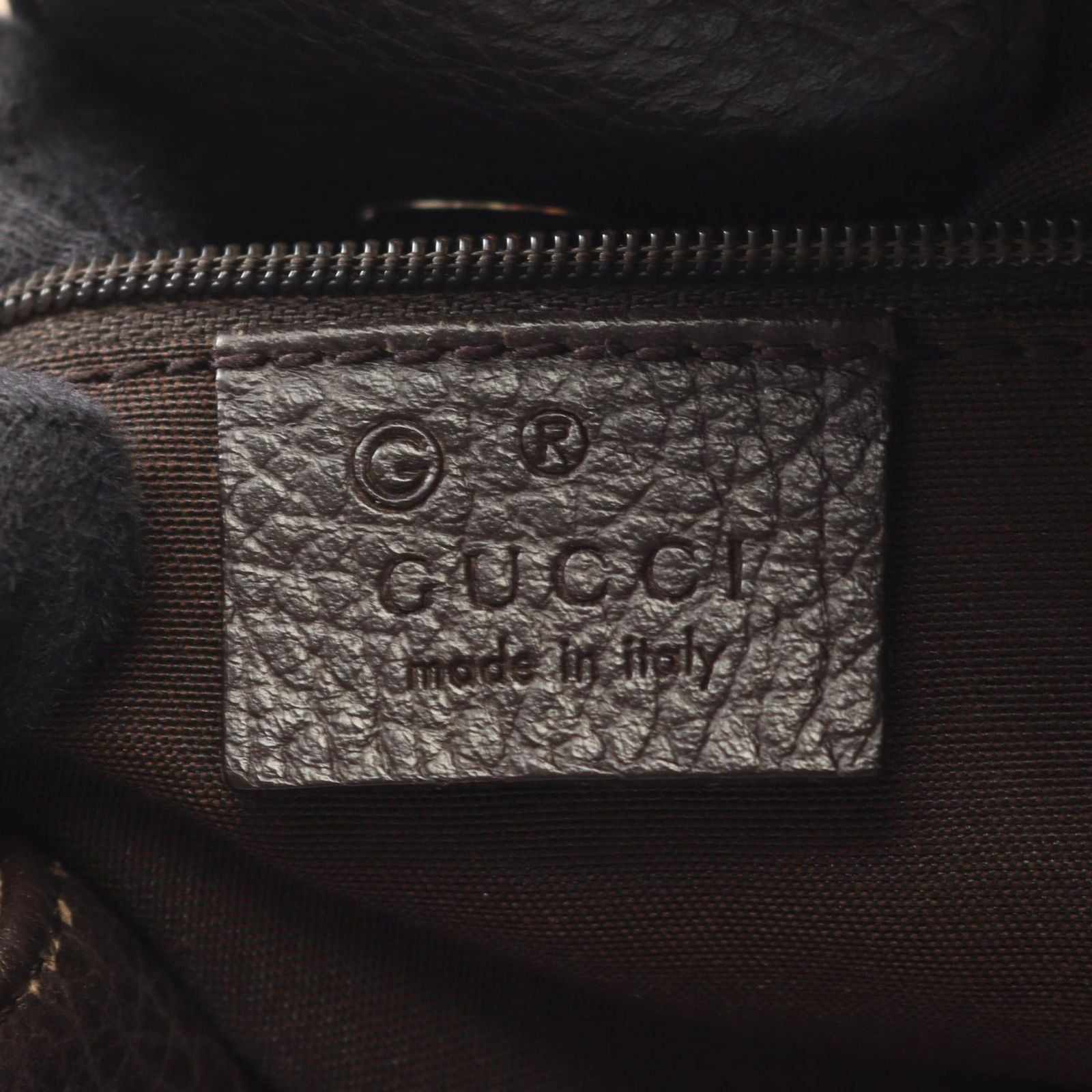 Gucci Tote Diamante Beige Brown Canvas Leather Dimante — view 4