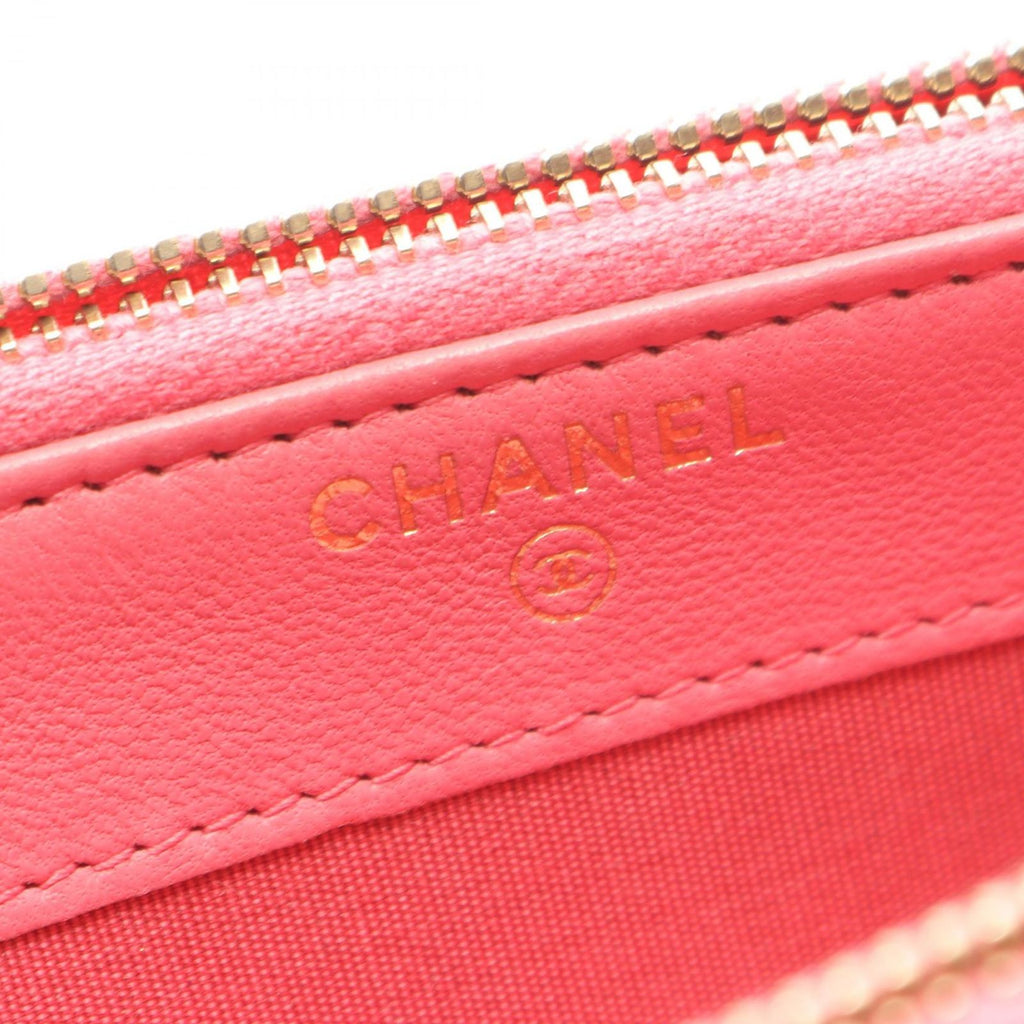 Chanel Shoulder Bag Boy Pink Lambskin Boy Phone Case Chain Wallet — view 5