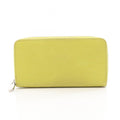 Louis Vuitton Round Wallet Zippy Jaune Leather