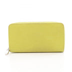 Louis Vuitton Round Wallet Zippy Jaune Leather