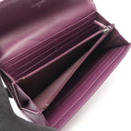 Chanel Bifold Wallet Boy Purple Lambskin Boy — view 3