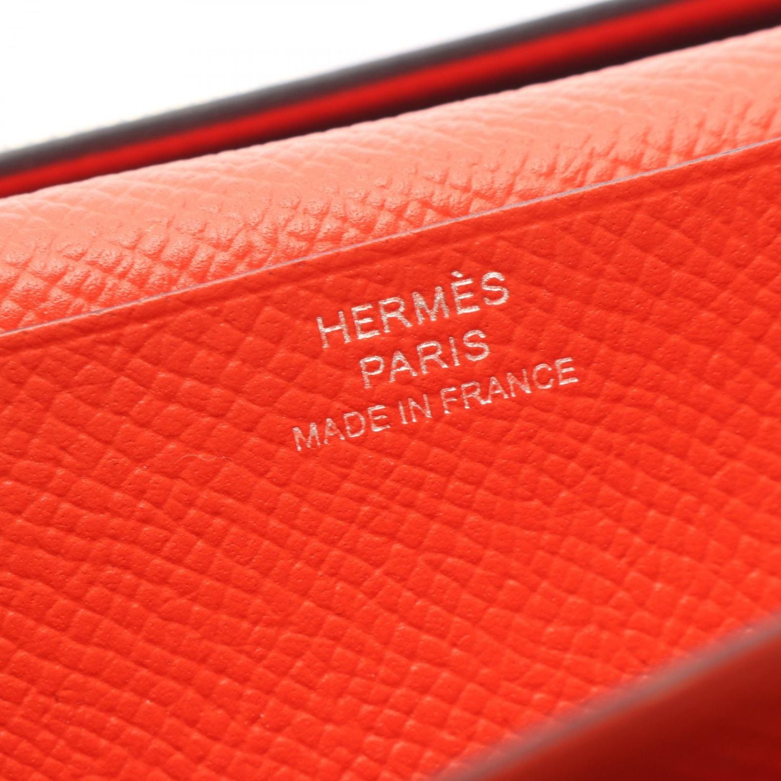 Hermes Bifold Wallet Bearn Souffle Verso Blue Brighton Capucines Leather — view 4