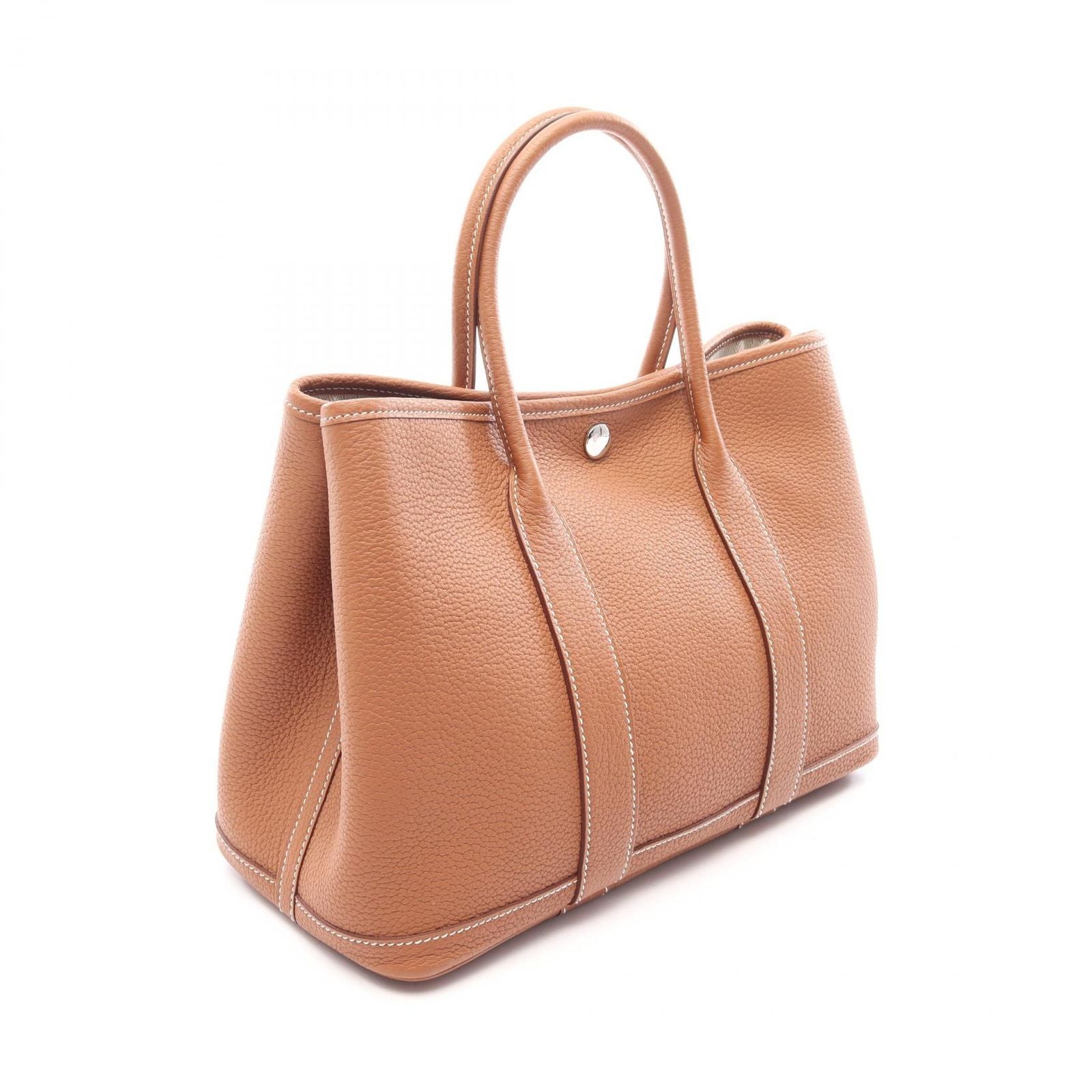 Hermes Tote Garden Party TPM Gold Leather — view 2