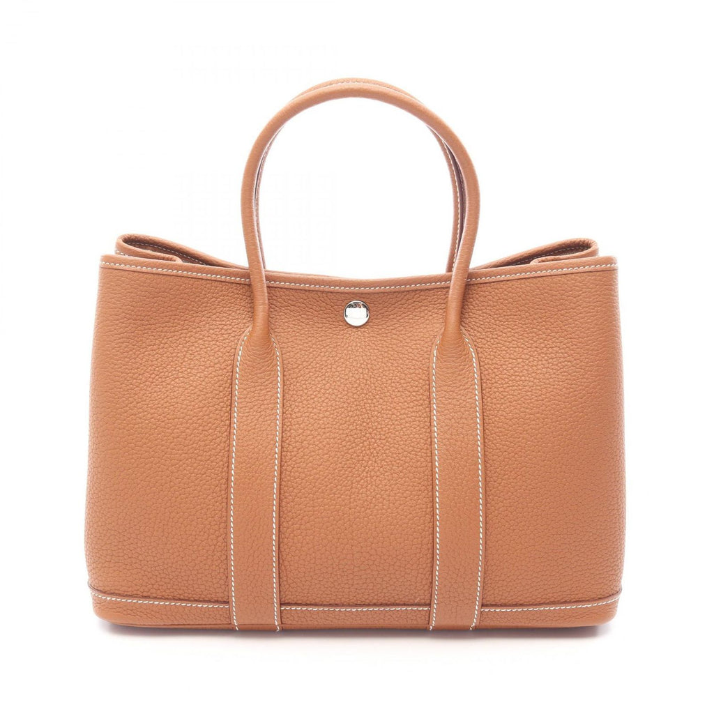 Hermes Tote Garden Party TPM Gold Leather