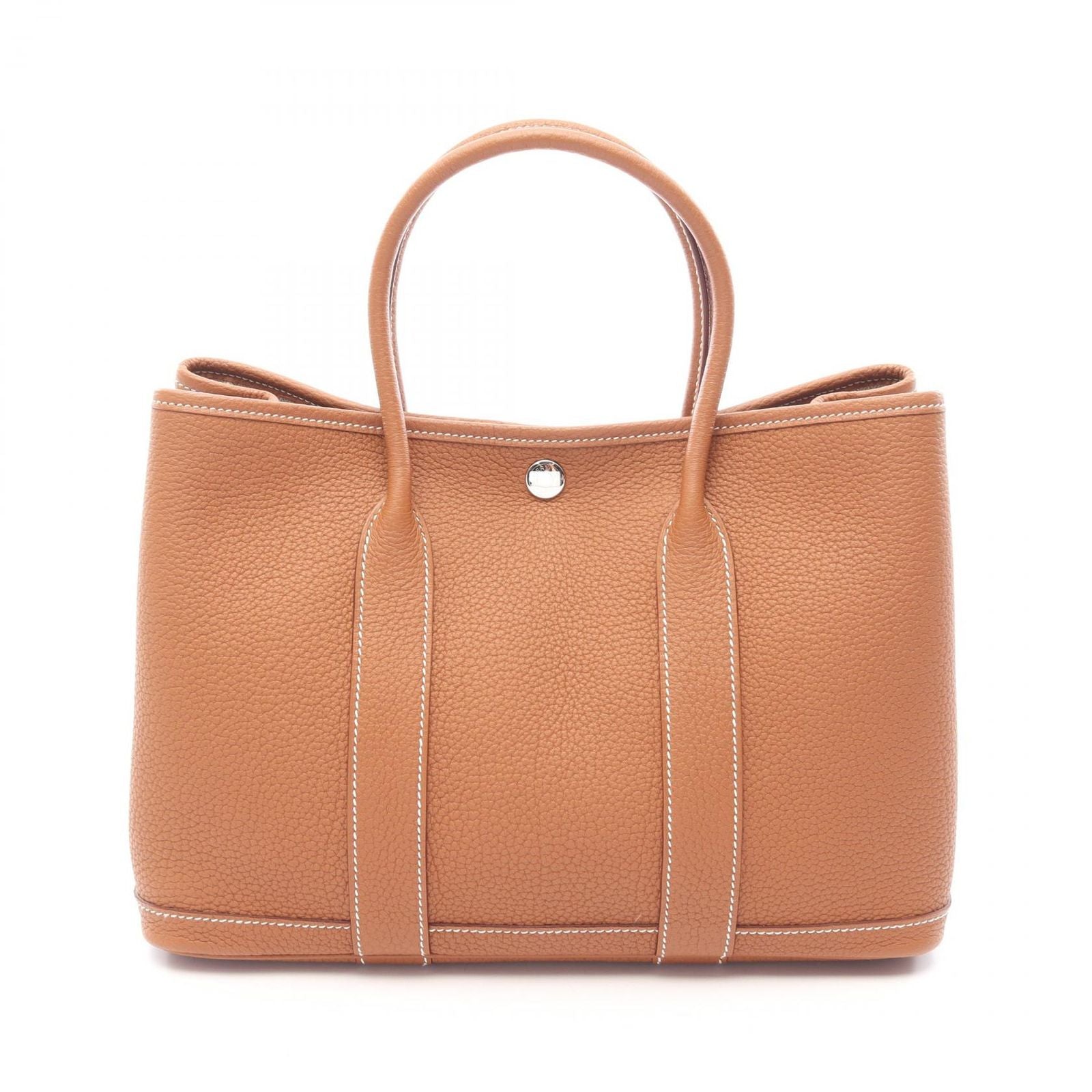 Hermes Tote Garden Party TPM Gold Leather