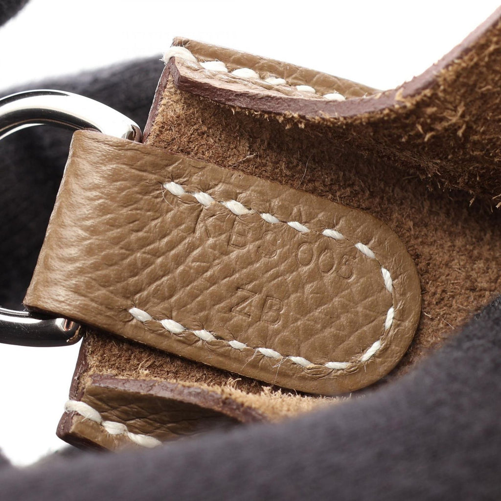 Hermes Shoulder Bag Evelyne Series 16 Etoupe Leather — view 5