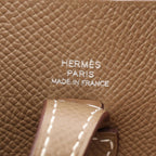Hermes Shoulder Bag Evelyne Series 16 Etoupe Leather — view 4