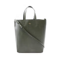 Celine Tote Vertical Small Cabas 2-Way Khaki Leather