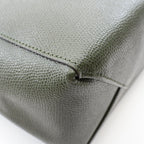 Celine Tote Vertical Small Cabas 2-Way Khaki Leather — view 5