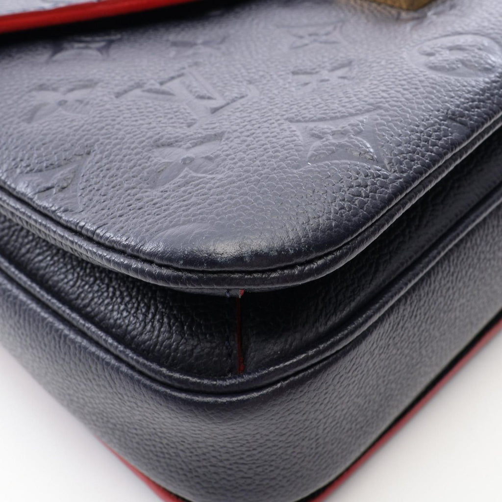 Louis Vuitton Handbag Pochette Metis 2-Way Marine Rouge Leather — view 8