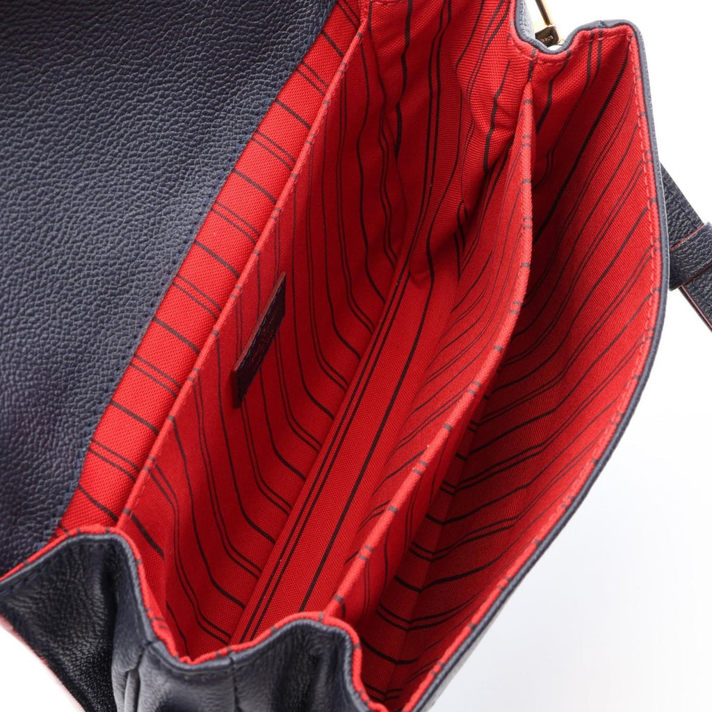 Louis Vuitton Handbag Pochette Metis 2-Way Marine Rouge Leather — view 3