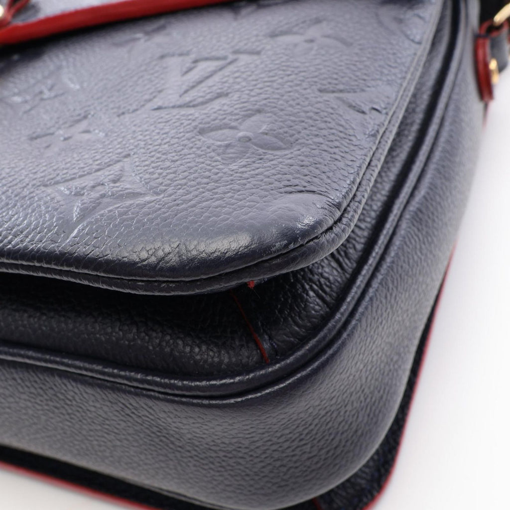 Louis Vuitton Handbag Pochette Metis 2-Way Marine Rouge Leather — view 7