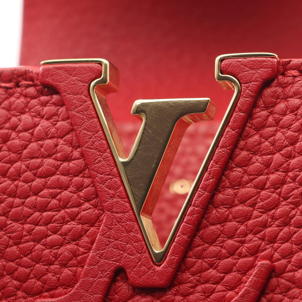 Louis Vuitton Handbag Capucines Mini 2-Way Scarlet Leather — view 6
