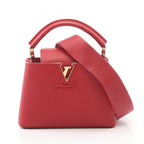 Louis Vuitton Handbag Capucines Mini 2-Way Scarlet Leather