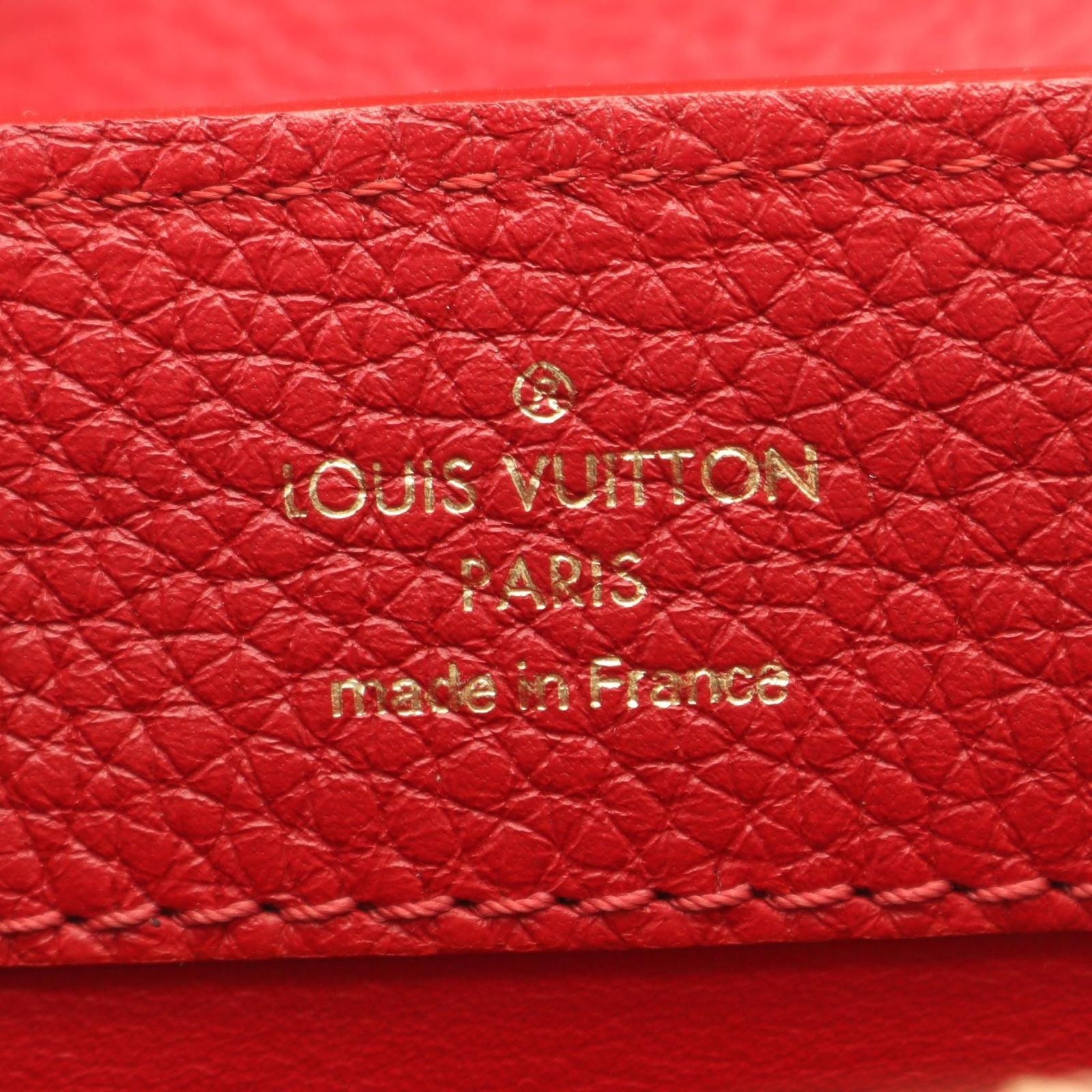 Louis Vuitton Handbag Capucines Mini 2-Way Scarlet Leather — view 4