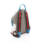 Gucci Backpack Children's GG Supreme Beige Brown Multi Canvas Leather — view 2