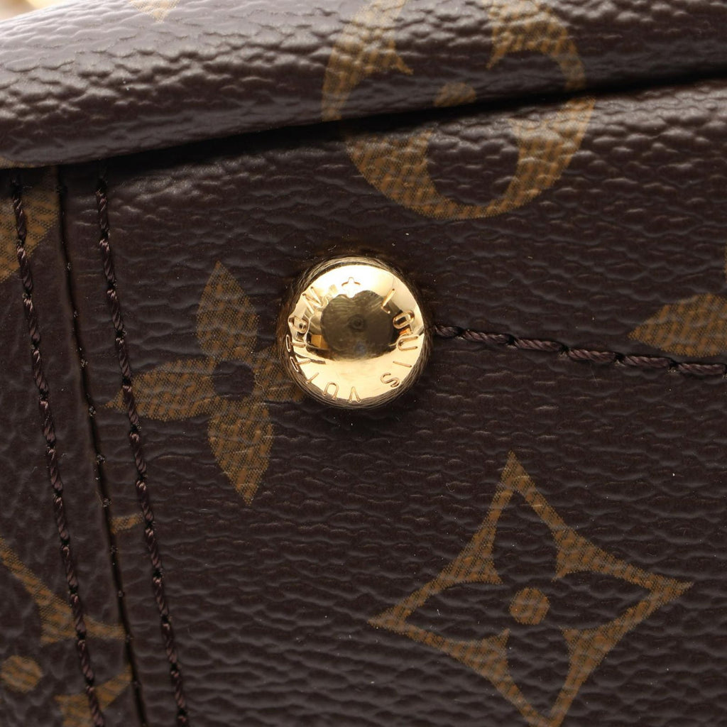 Louis Vuitton Handbag Pallas BB Monogram 2-Way Saffron Canvas — view 7
