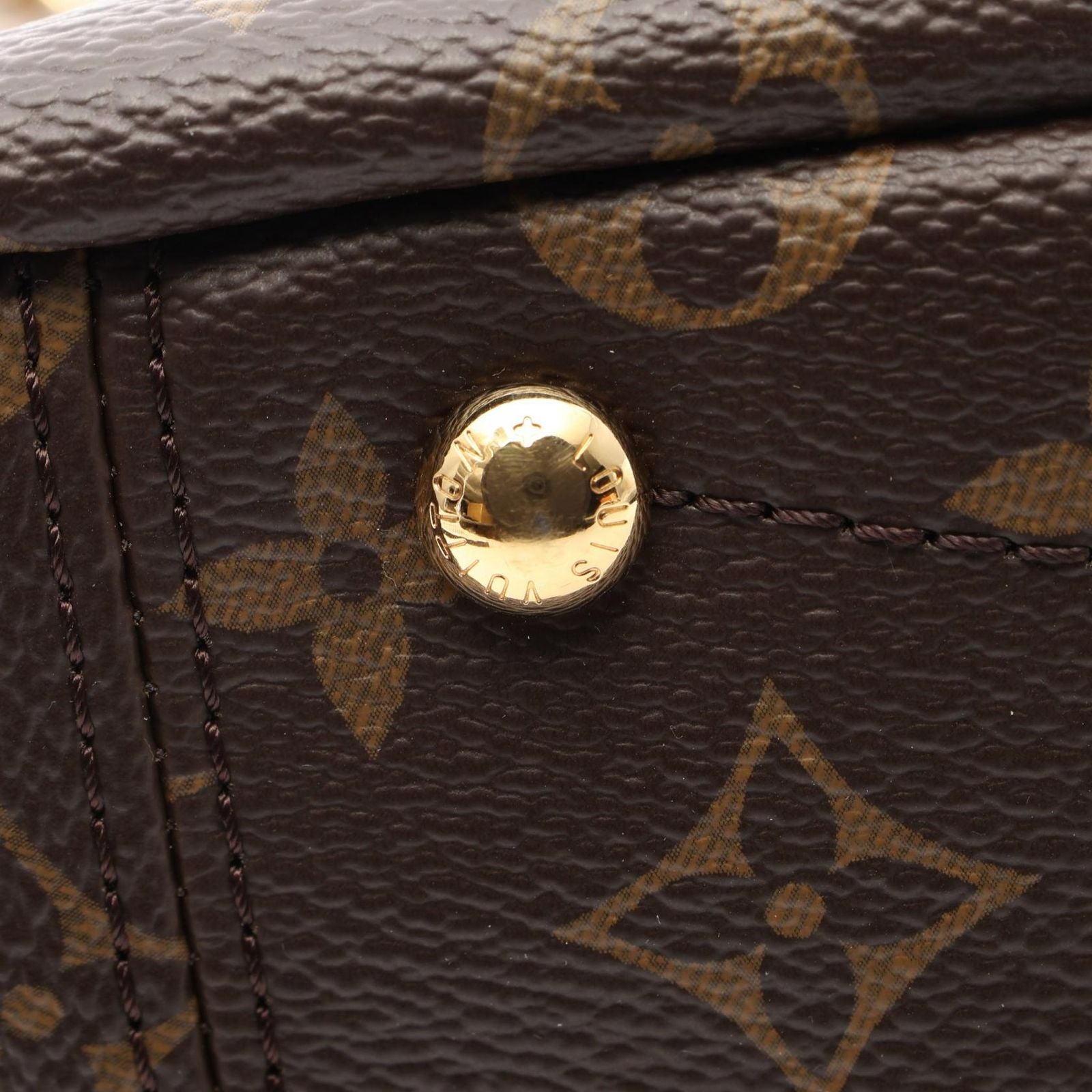Louis Vuitton Handbag Pallas BB Monogram 2-Way Saffron Canvas — view 7