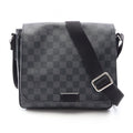 Louis Vuitton Shoulder Bag District PM Canvas Leather