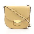 Celine Shoulder Bag Small Trotter Yellow Leather