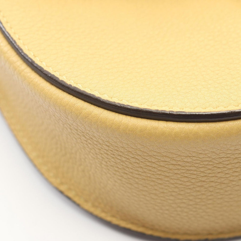Celine Shoulder Bag Small Trotter Yellow Leather — view 9