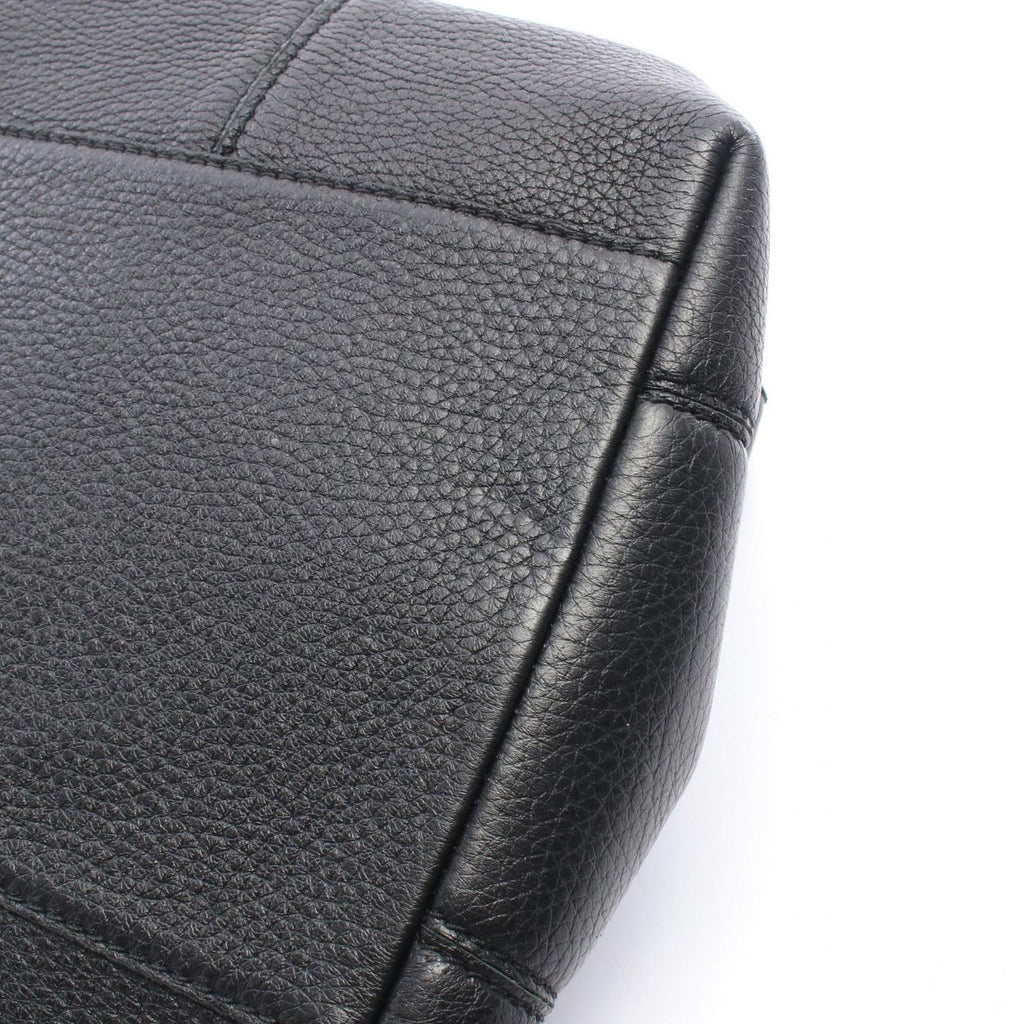 Bottega Veneta Handbag Intrecciato Rome Bag Black Leather — view 6