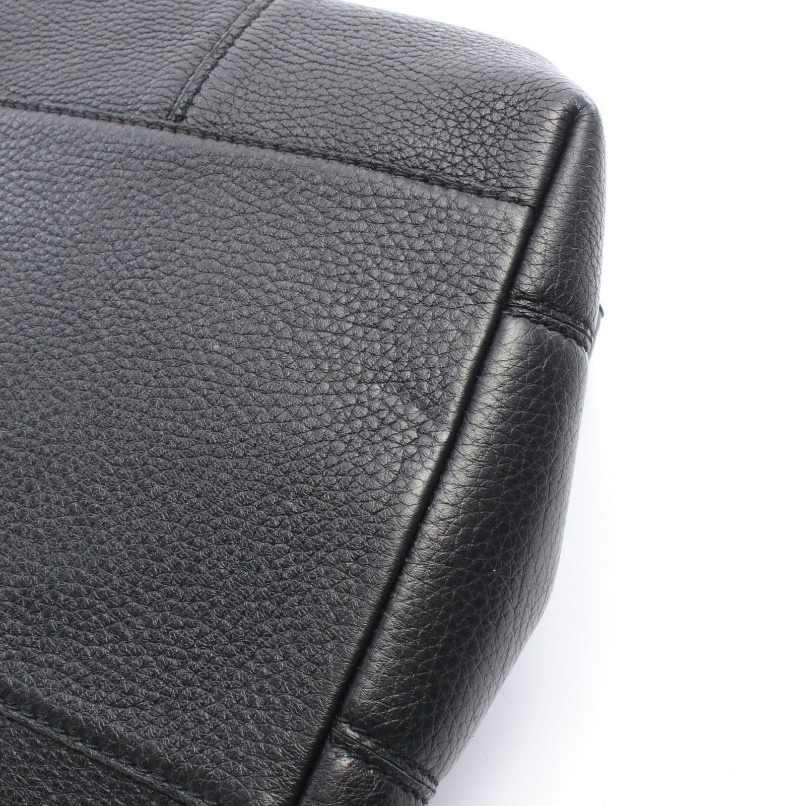 Bottega Veneta Handbag Intrecciato Rome Bag Black Leather — view 6