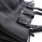 Bottega Veneta Handbag Intrecciato Rome Bag Black Leather — view 7