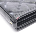 Saint Laurent Paris Shoulder Bag Becky Black Leather Chain Wallet — view 8
