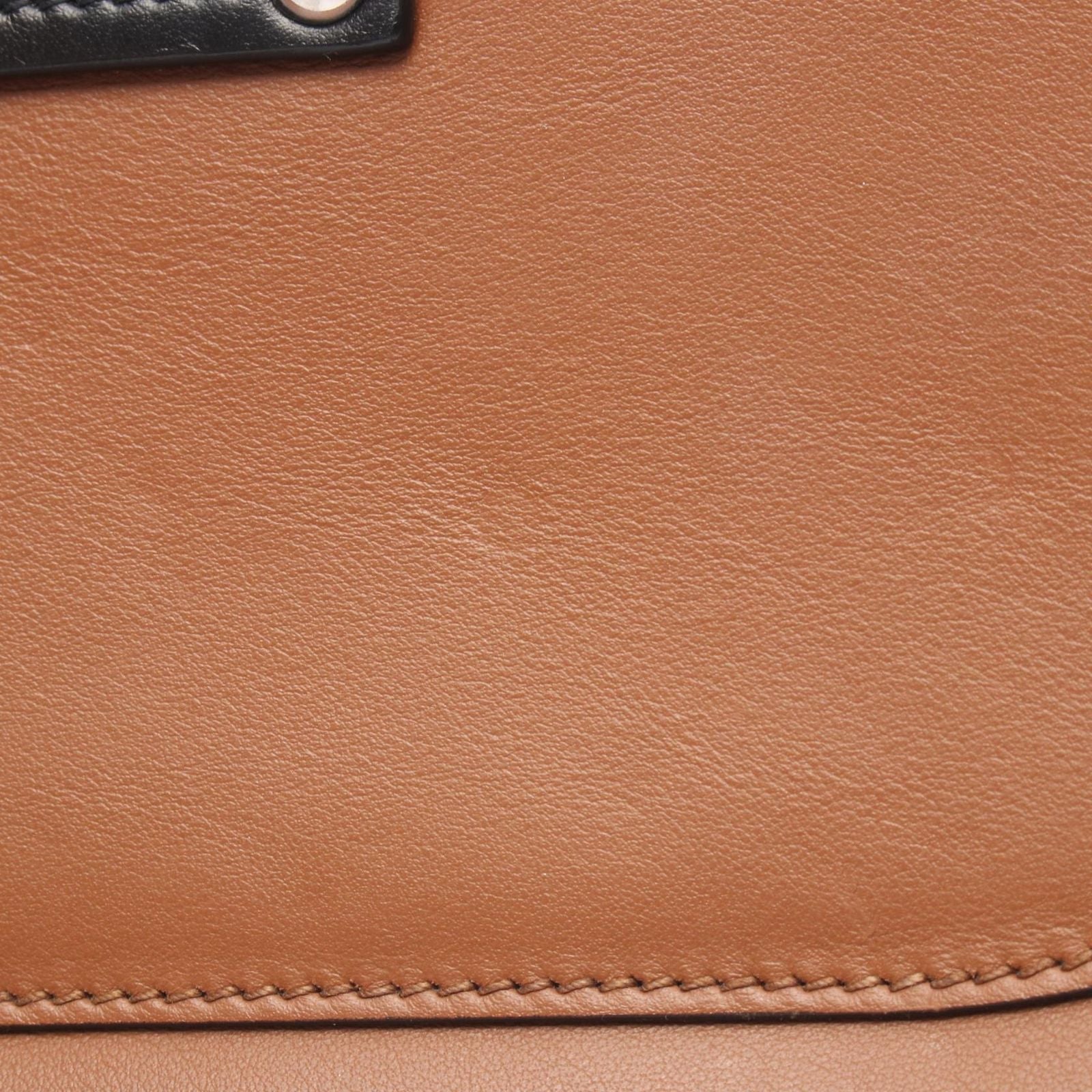 Prada Shoulder Bag City Calf Brown Black Leather Sydney — view 9