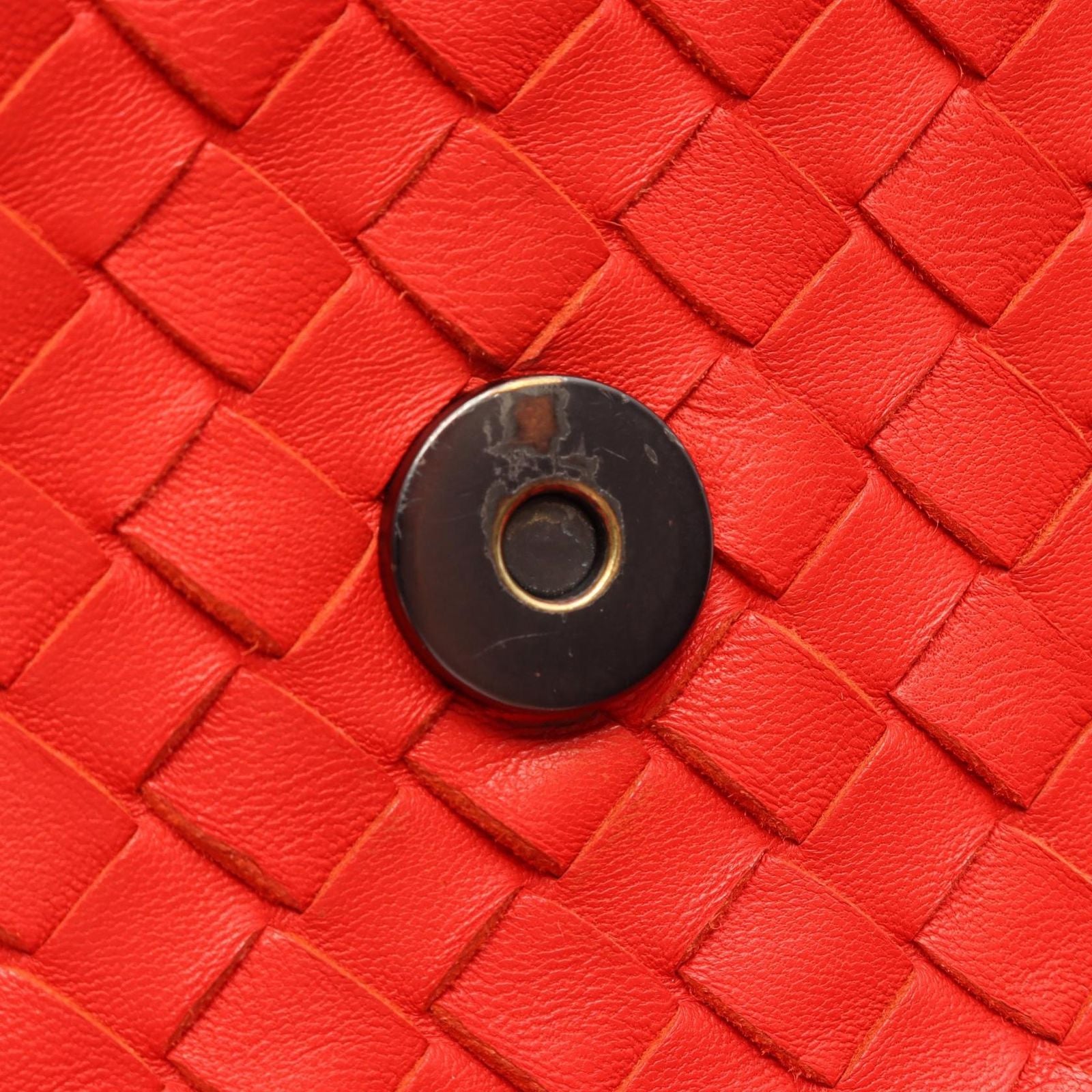 Bottega Veneta Shoulder Bag Small Olympia Red Leather — view 9