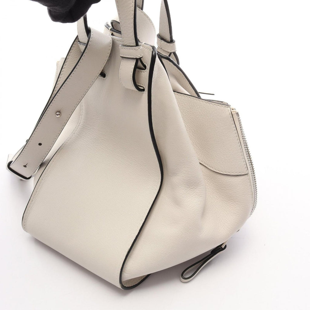 Loewe Handbag Hammock Bag Small 2-Way White Leather — view 6