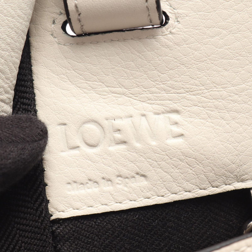 Loewe Handbag Hammock Bag Small 2-Way White Leather — view 4