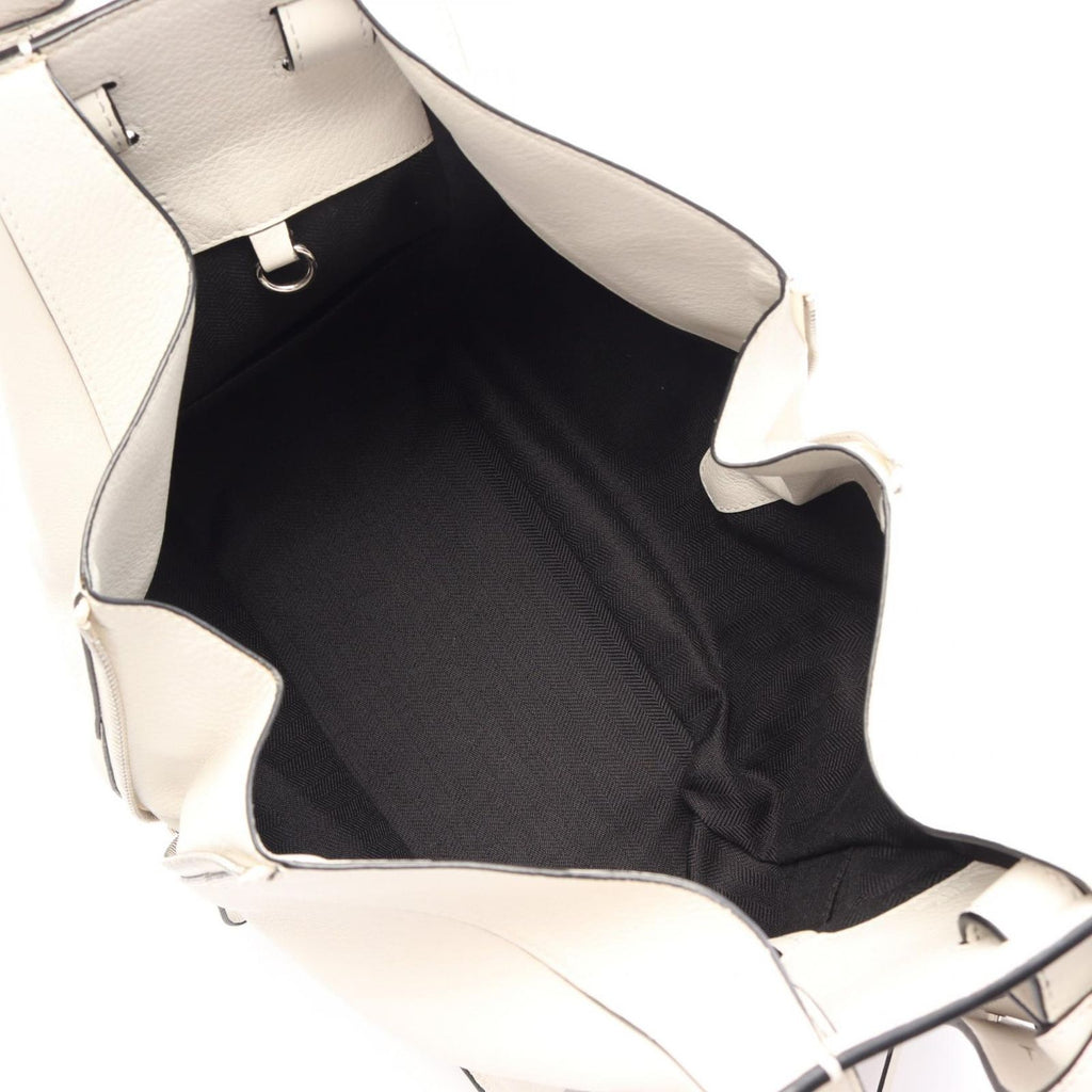 Loewe Handbag Hammock Bag Small 2-Way White Leather — view 3