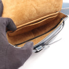 Loewe Waist Bag Gate Blue Leather Dual Mini — view 3