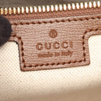 Gucci Shoulder Bag Interlocking GG Supreme Beige Brown Canvas Leather — view 4