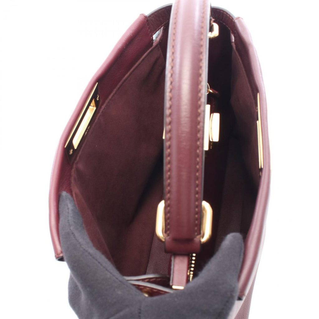 Fendi Handbag Peekaboo Regular Wave Frill 2-Way Leather — view 3