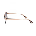 Prada Sunglasses Tortoiseshell Pattern Mirror Lens Half Rim Eyewear — view 3