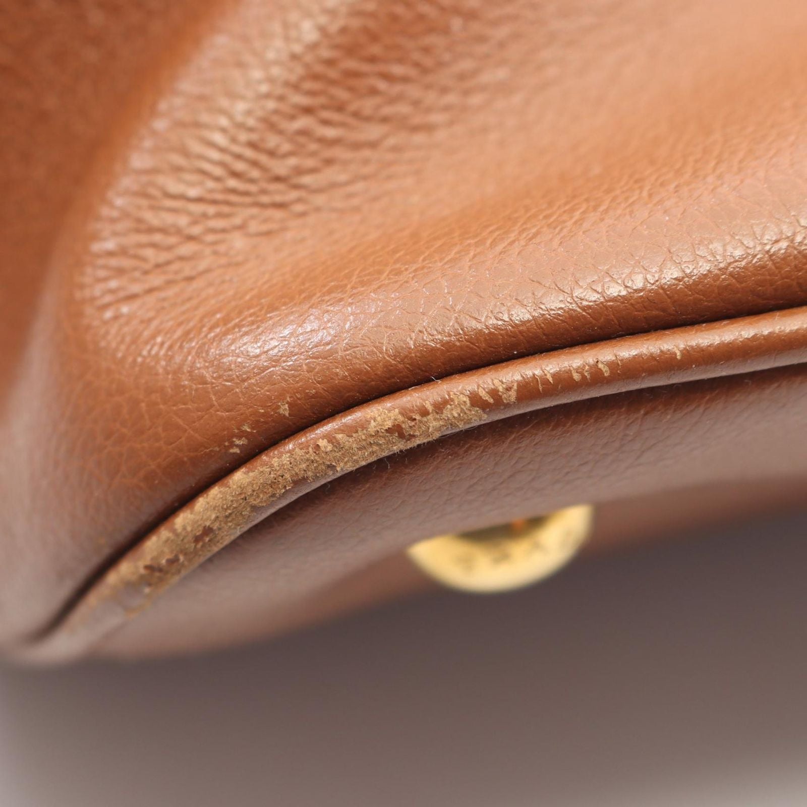 Prada Handbag 2-Way Brown Leather Tote — view 5