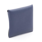 Hermes Coin Case Bastia Verso Blue Saphir Vert Angre Leather — view 2