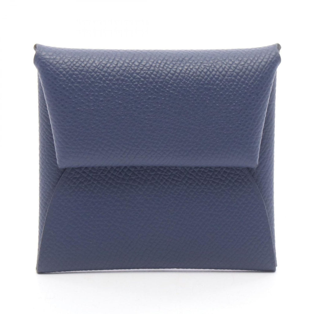 Hermes Coin Case Bastia Verso Blue Saphir Vert Angre Leather