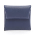 Hermes Coin Case Bastia Verso Blue Saphir Vert Angre Leather