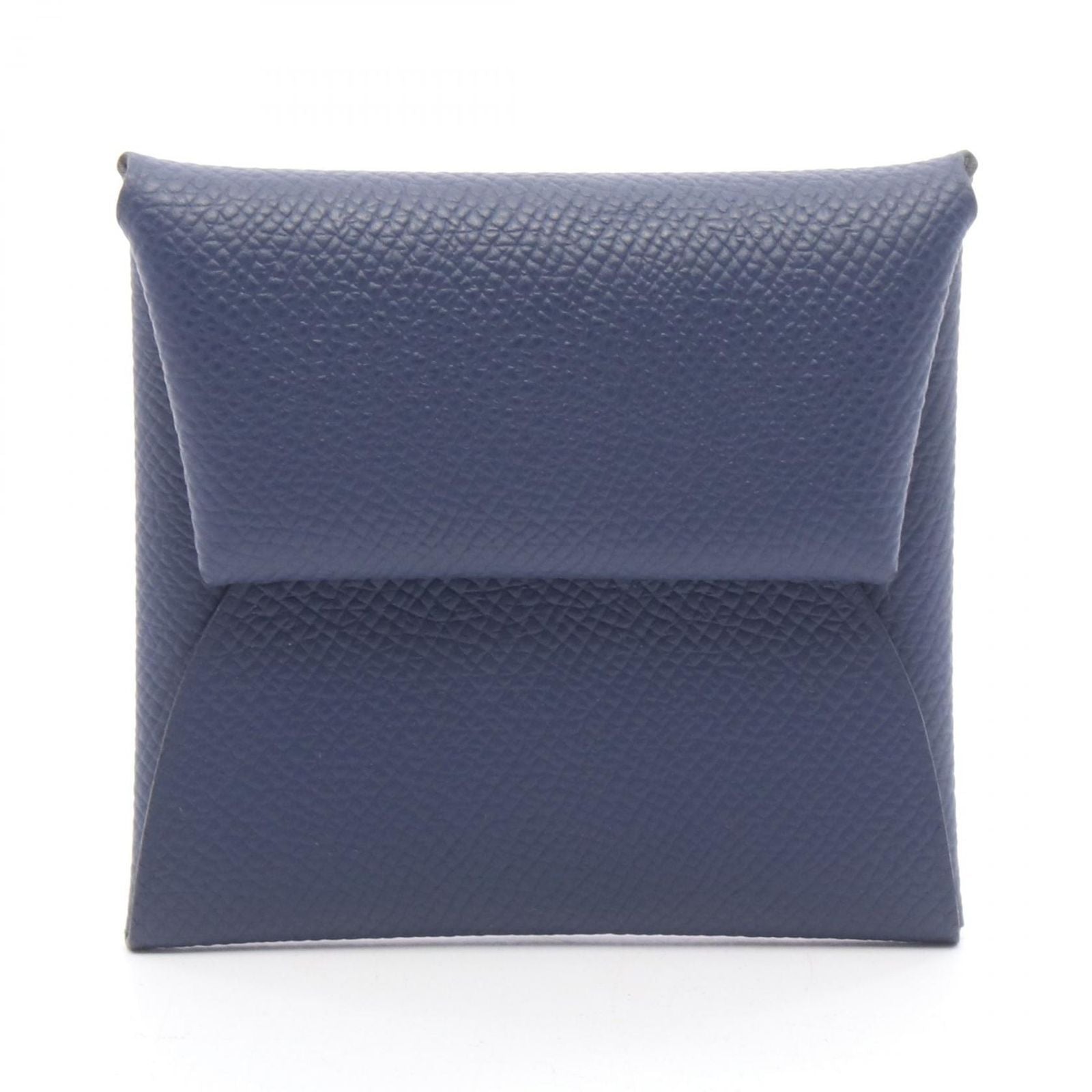 Hermes Coin Case Bastia Verso Blue Saphir Vert Angre Leather