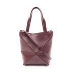 Loewe Handbag Puzzle Fold Tote Mini 2-Way Bordeaux Leather