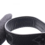 Louis Vuitton Key Holder Porte Cles Monogram Eclipse Key Ring Leather Dragonne — view 3