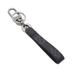 Louis Vuitton Key Holder Porte Cles Monogram Eclipse Key Ring Leather Dragonne — view 2