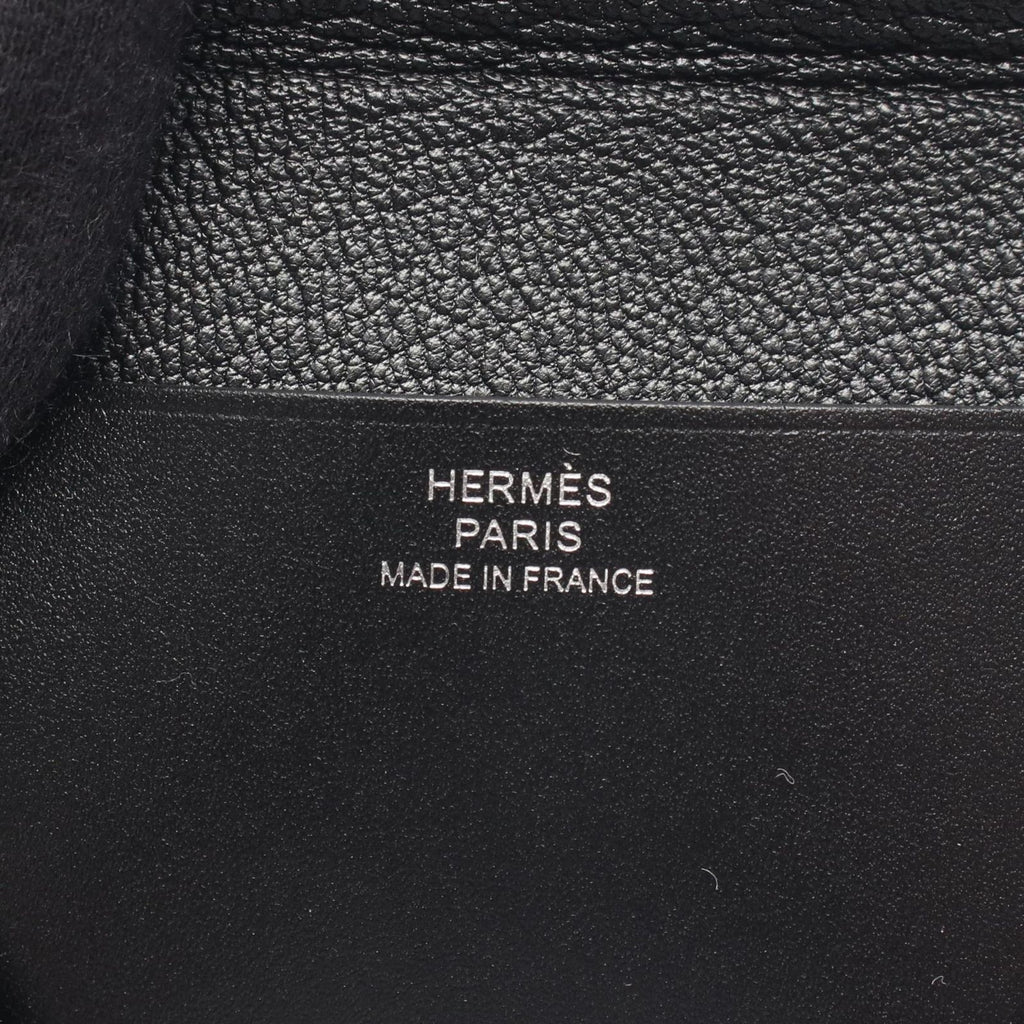 Hermes Card Case Coin de Black Calf — view 4