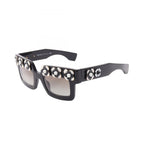 Prada Sunglasses Gradient Lens Flower Black Eyewear — view 2